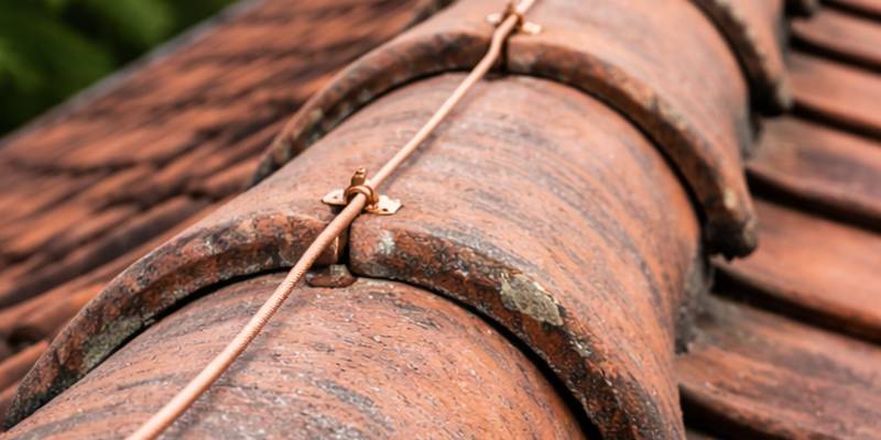 koppartråd mossa taket